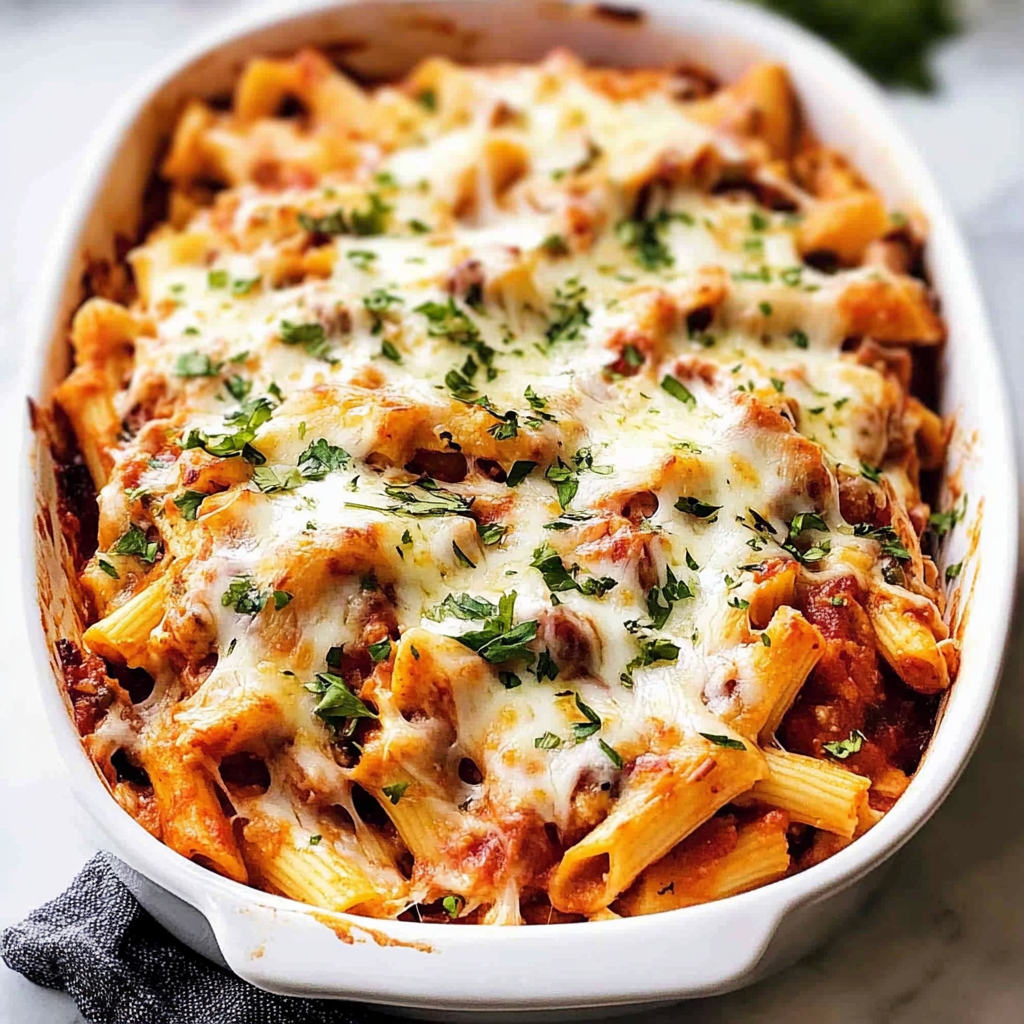 Recipe preparation for Chicken Parmesan Casserole